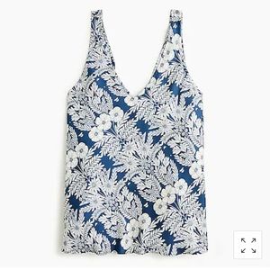 Silk J Crew sleeveless top
